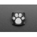 Adafruit 4971 / 4972 Black Aluminum Kitty Paw Keycap - MX Compatible Switches