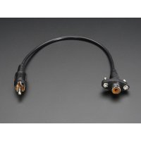 Adafruit 1729 Panel Mount RCA (Composite Video, Audio) Cable