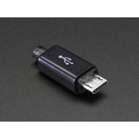 Adafruit 1826 USB DIY Slim Connector Shell - MicroB Plug