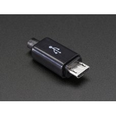 Adafruit 1826 USB DIY Slim Connector Shell - MicroB Plug