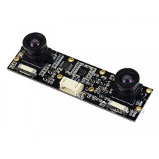 Waveshare 17742 Binocular Camera Module, Dual IMX219, 8 Megapixels, Applicable for Jetson Nano and Raspberry Pi, Stereo Vision, Depth Vision