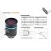 Arducam LN046 C-Mount Lens for Raspberry Pi High Quality Camera, 16mm Focal Length with Manual Focus and Aperture Adjustment