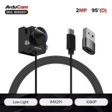 Arducam B052001 2MP Low Light USB Camera Module with M12 Pinhole Lens and Metal Holder