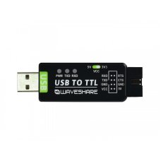 Waveshare 17939 Industrial USB TO TTL Converter, Original FT232RNL, Multi Protection & Systems Support