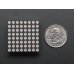 Adafruit 1613 / 1047 Small 1.2" 8x8 Ultra Bright LED Matrix - KWM-30881CWB / KWM-30881CBB  