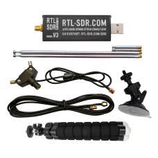 RTL-SDR Blog V3 R860 (R820T2) RTL2832U 1PPM TCXO SMA Software Defined Radio with Dipole Antenna Kit