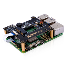 52Pi M01 PCIe M.2 E-Key NVMe SSD PCIe Peripheral Board for Raspberry Pi 5, Support M.2 E-Key NVMe SSD 2230/2242