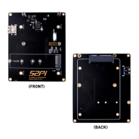 52Pi M.2 NVME +2.5 USB Adapter Bottom NUO8 for Raspberry Pi 5,Support M.2 NVMe SSDs 2230/2242/2260/2280