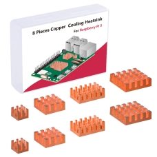 Copper Heatsinks For Raspberry Pi 5