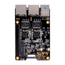 U2500 Dual M.2 NVME USB3.0 To 2.5g Ethernet For Raspberry Pi 5