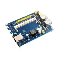 Waveshare 28048 / 16664 Compute Module IO Board with PoE Feature, Composite Breakout Board for Developing with Raspberry Pi CM4S / CM3 / CM3L / CM3+ / CM3+L