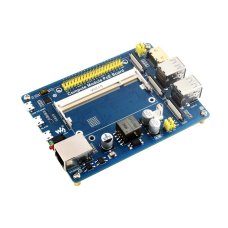 Waveshare 28048 / 16664 Compute Module IO Board with PoE Feature, Composite Breakout Board for Developing with Raspberry Pi CM4S / CM3 / CM3L / CM3+ / CM3+L