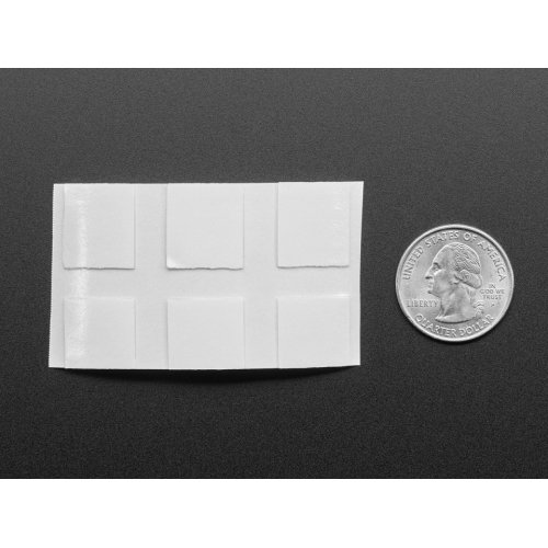 Clear Adhesive Squares - 6 pack [UGlu Dashes] : ID 4813 : $0.95 : Adafruit  Industries, Unique & fun DIY electronics and kits